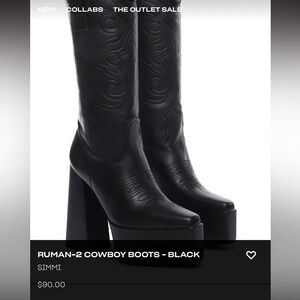 Platform cowgirl boots